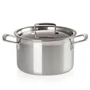 3-Ply Gryta med lock 20 cm 4 L