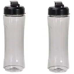 Select Dricksflaska 0,6L 2-Pack Klar/Svart