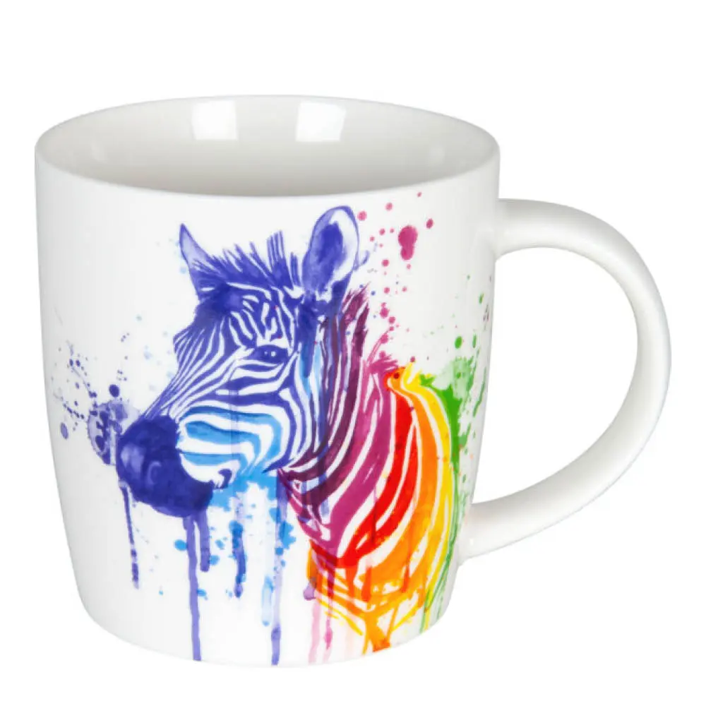 Watercoloured Muki 40 cl Zebra