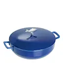 La Cocotte bouillabaisse gjutjärnsgryta med fiskknopp 28 cm 4,65L blå