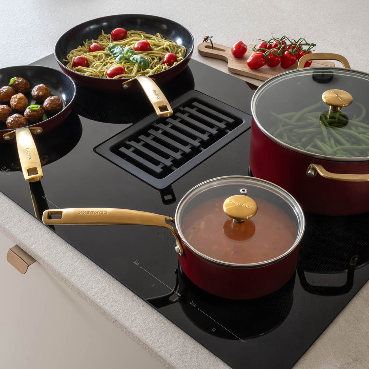 Combekk Element grytset 10 delar bordeaux