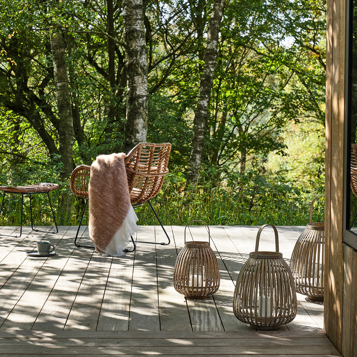 Villa Collection Amas Lyhty 25x30 cm Bambu