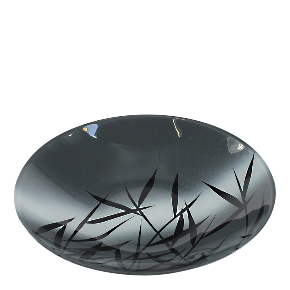 Nybro Crystal Nebbioso Fat 30 cm Grå