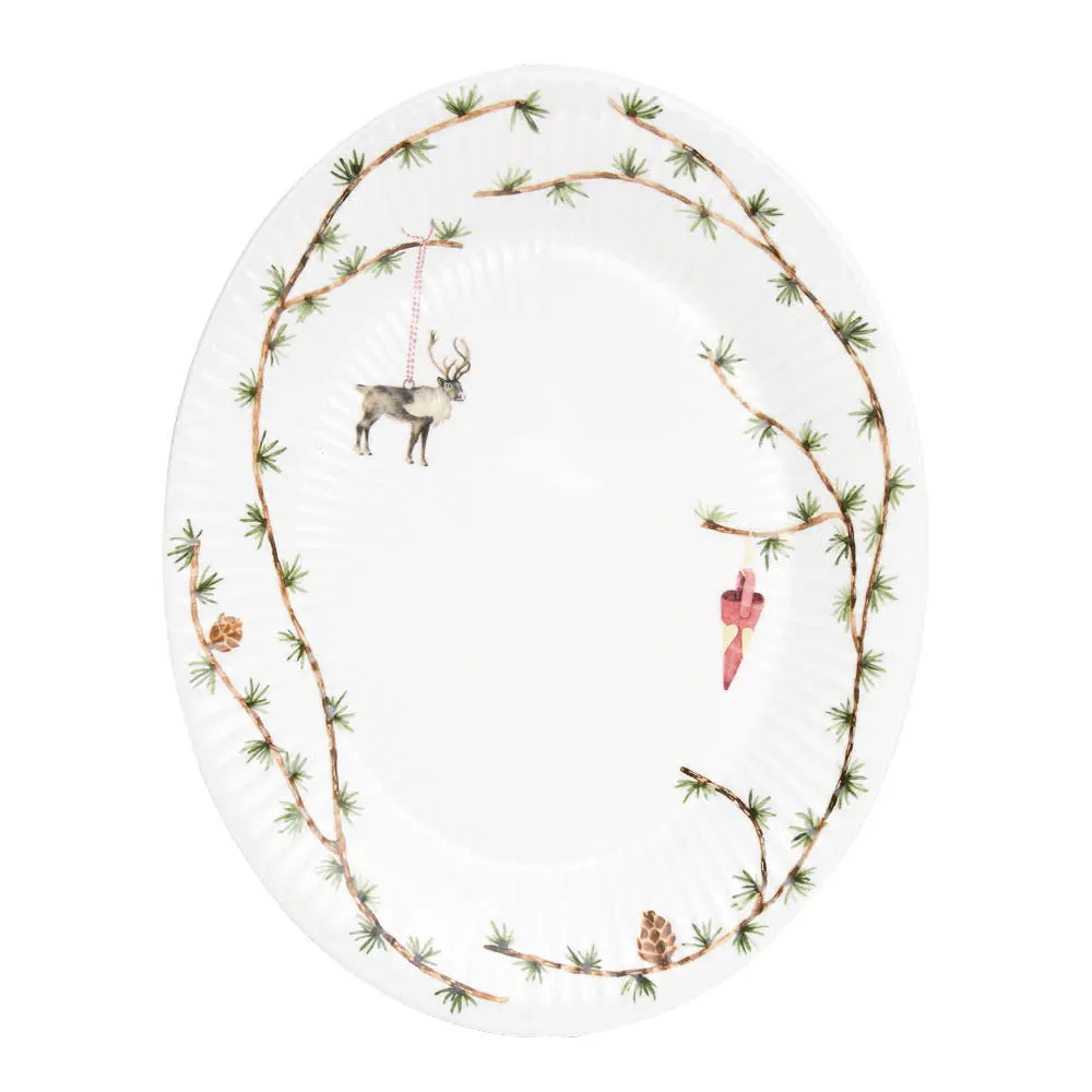 Hammershøi Christmas Tarjoiluastia 27x34 cm Valkoinen