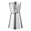 Mätglas 2 & 4 cl matt stål