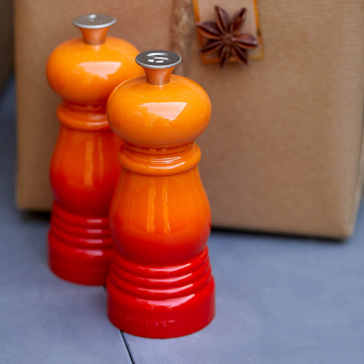 Le Creuset Salt- og pepperkvernsett 11 cm volcanic