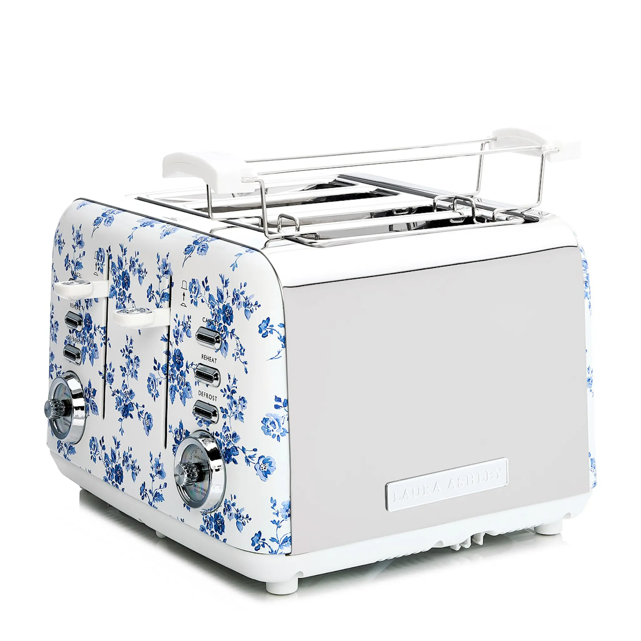Laura Ashley Brödrost 4-skivor China Rose blå/vit