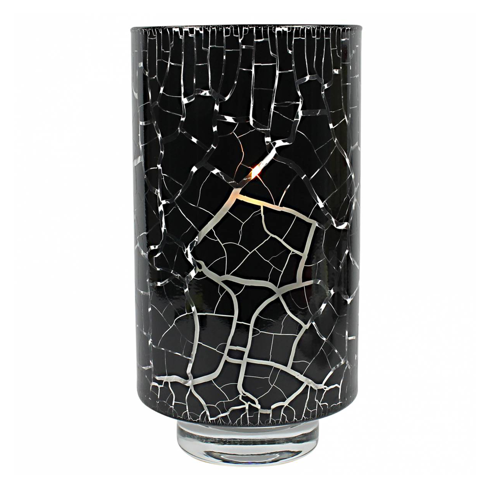 Nybro Crystal Desert Lykta/Vas 27 cm Svart