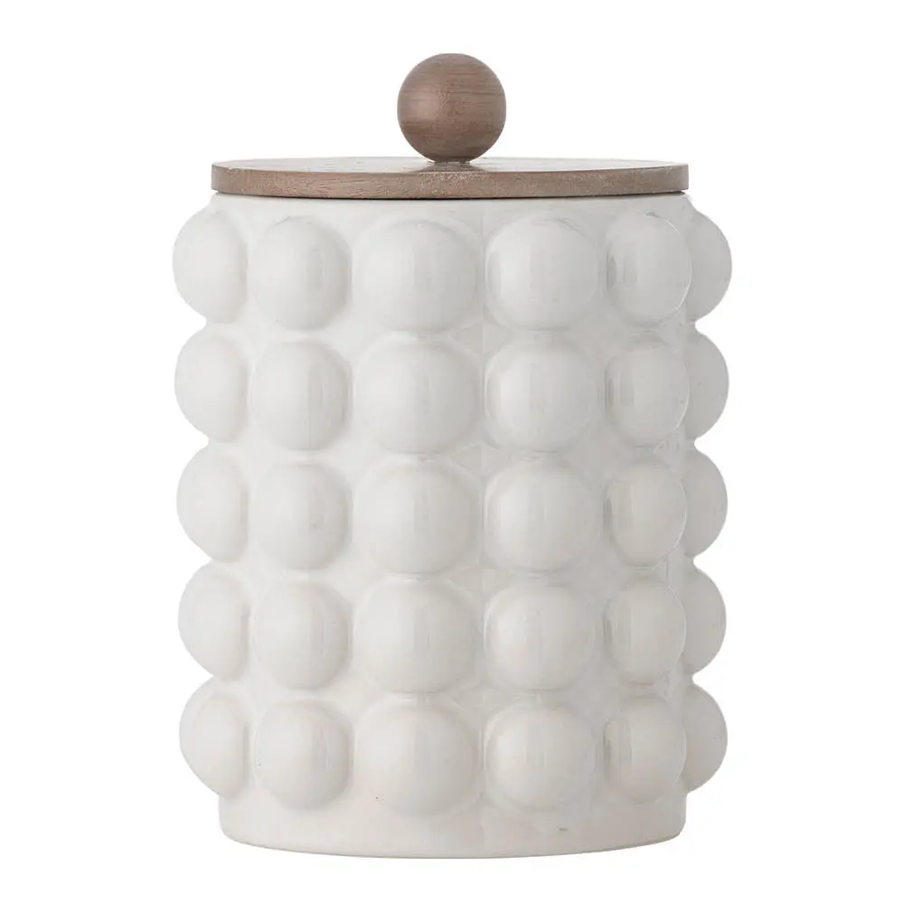 Purkki kannella Madge 130 cl valkoinen