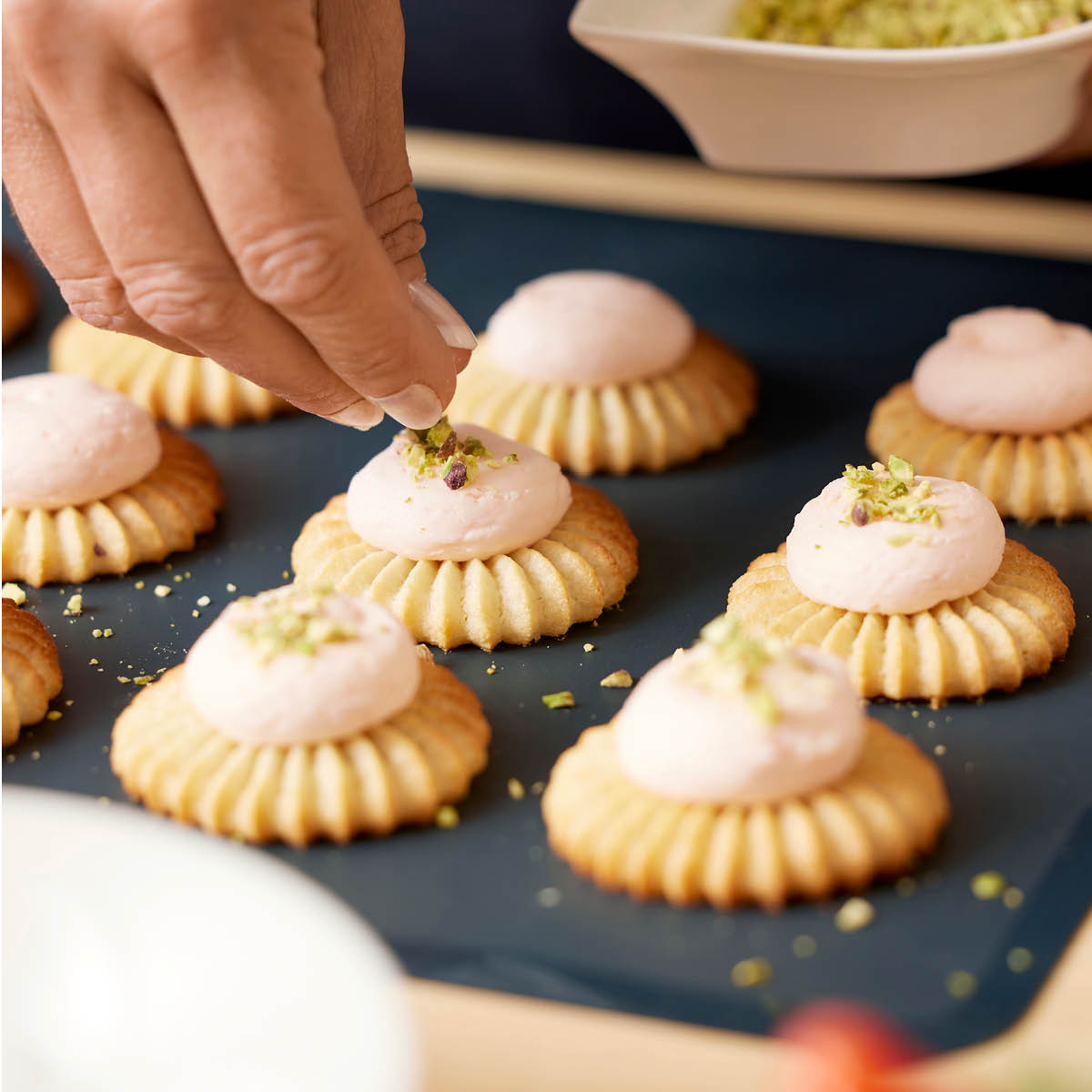 Blomsterberg Bakeark silikon 30x40 cm grå