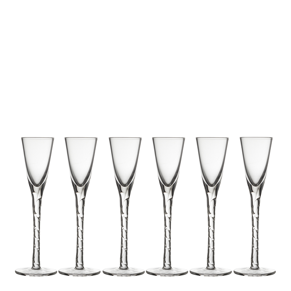 Lyngby Glas - Paris Snapsilasi 16 cm 6 kpl Kirkas