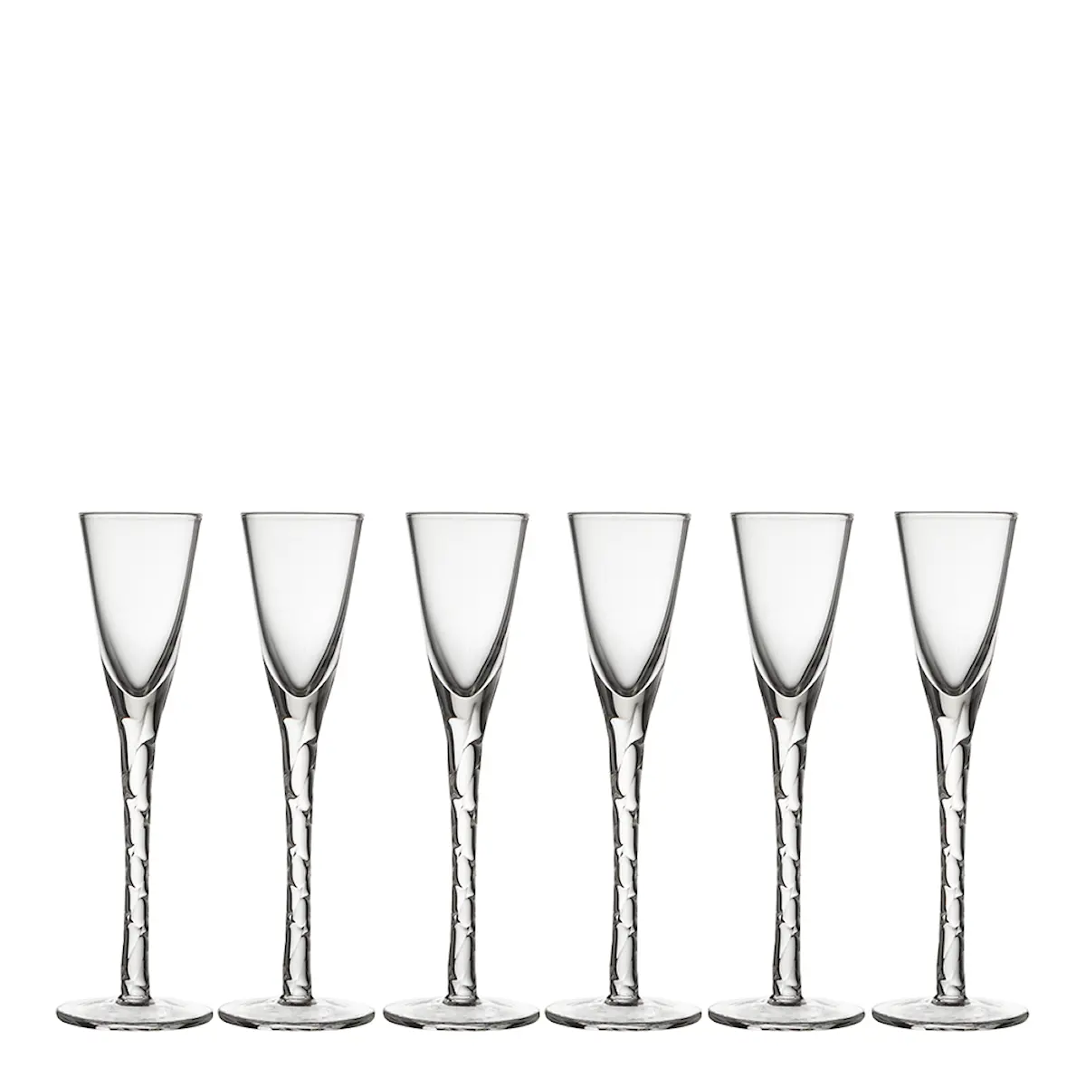 Lyngby Glas Paris Snapsglas 2,5 cl 6-pack klar