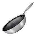 Santo wokpanna 28 cm stål/svart