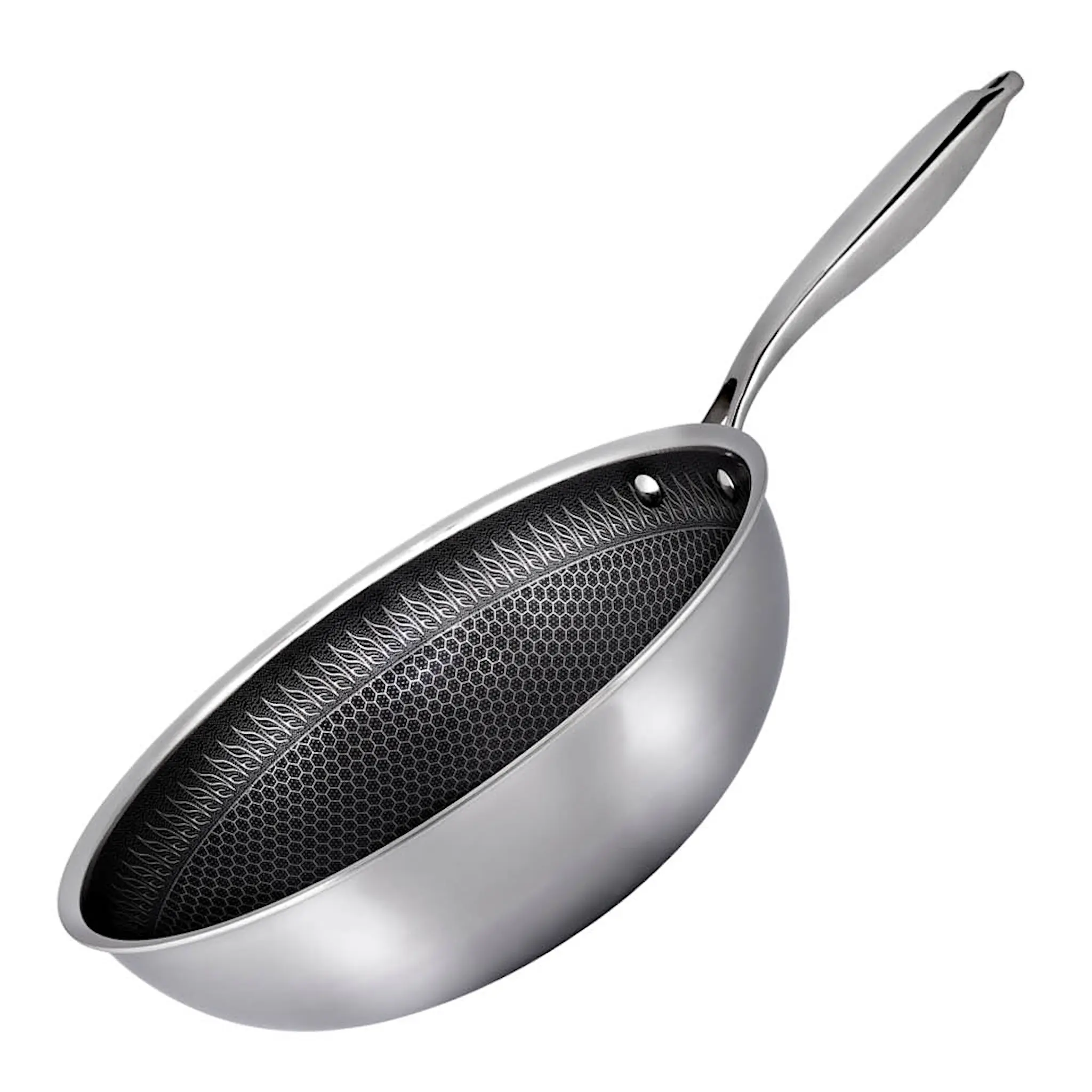 Haws Santo wokpanna 28 cm stål/svart