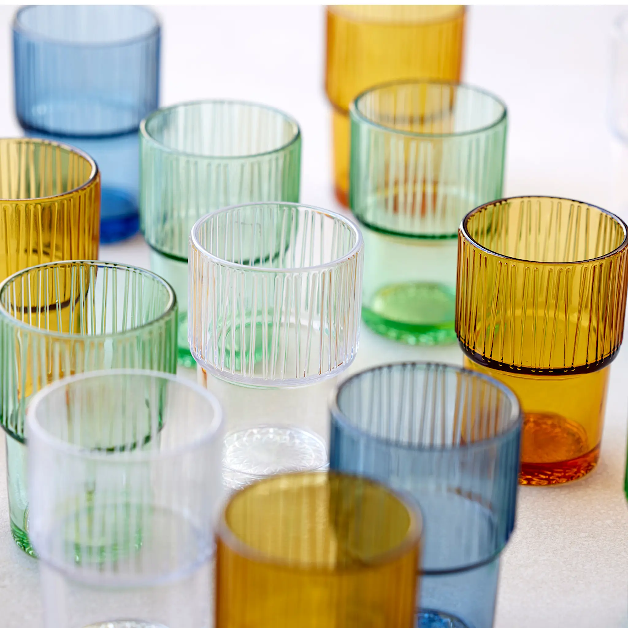 Bitz Kusintha kaffeglas 38 cl 4-pack grön