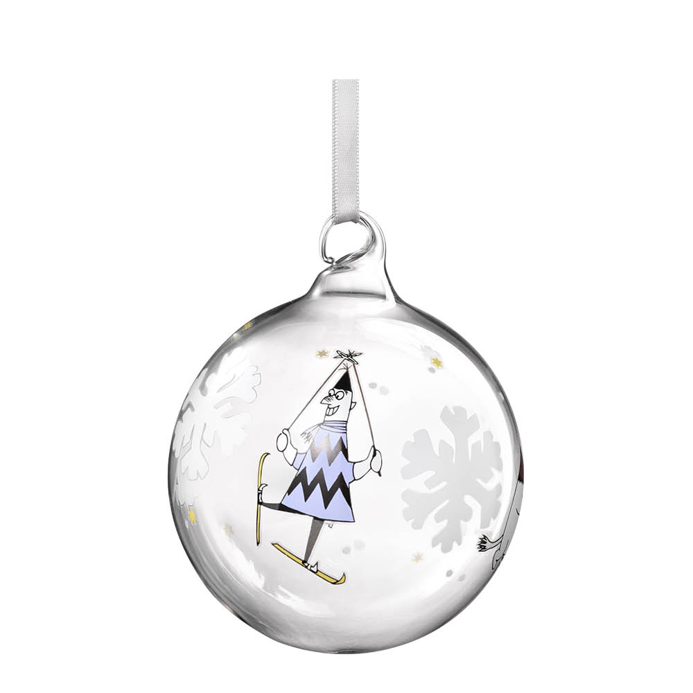 Muurla Muumi Lasipallo Lumihiutale 9 cm