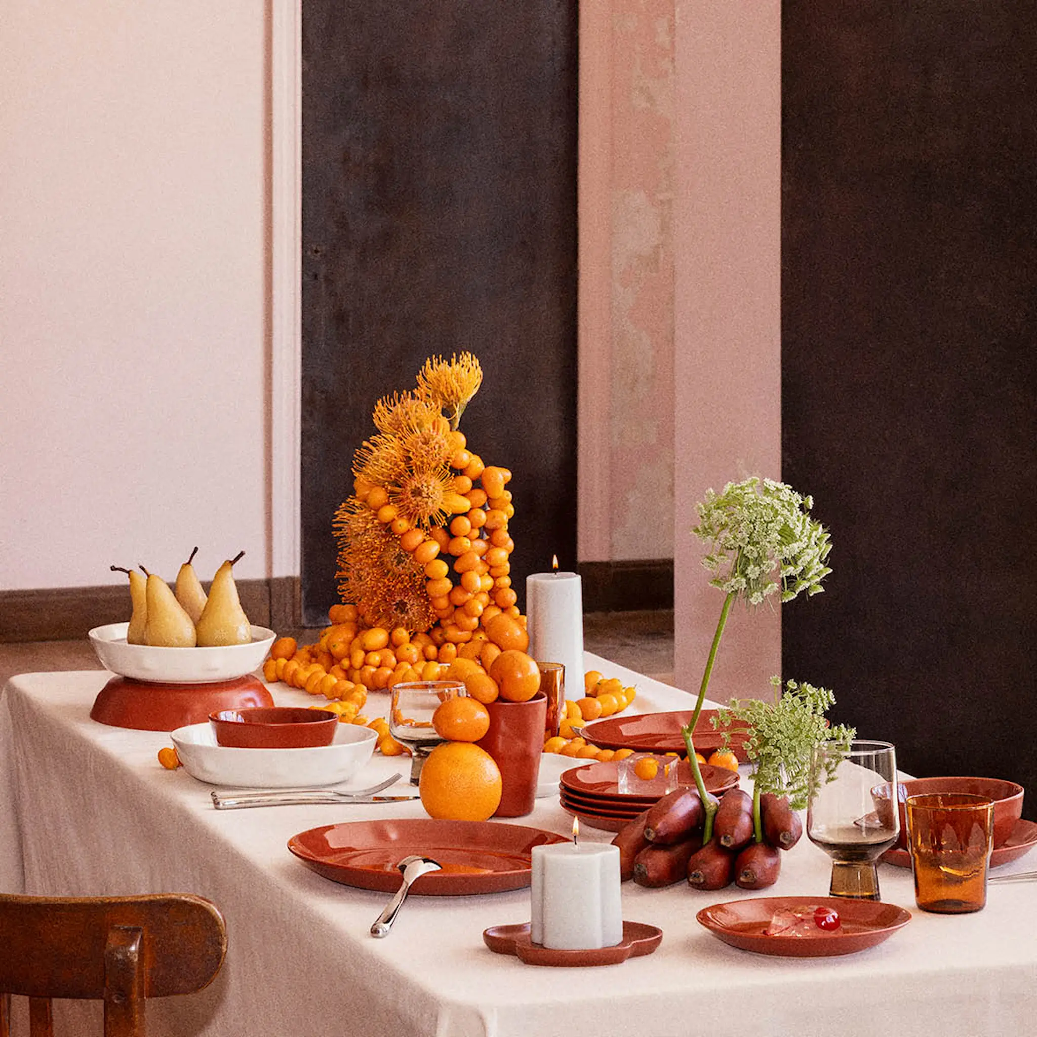 iittala Solare djup tallrik 22 cm terrakotta