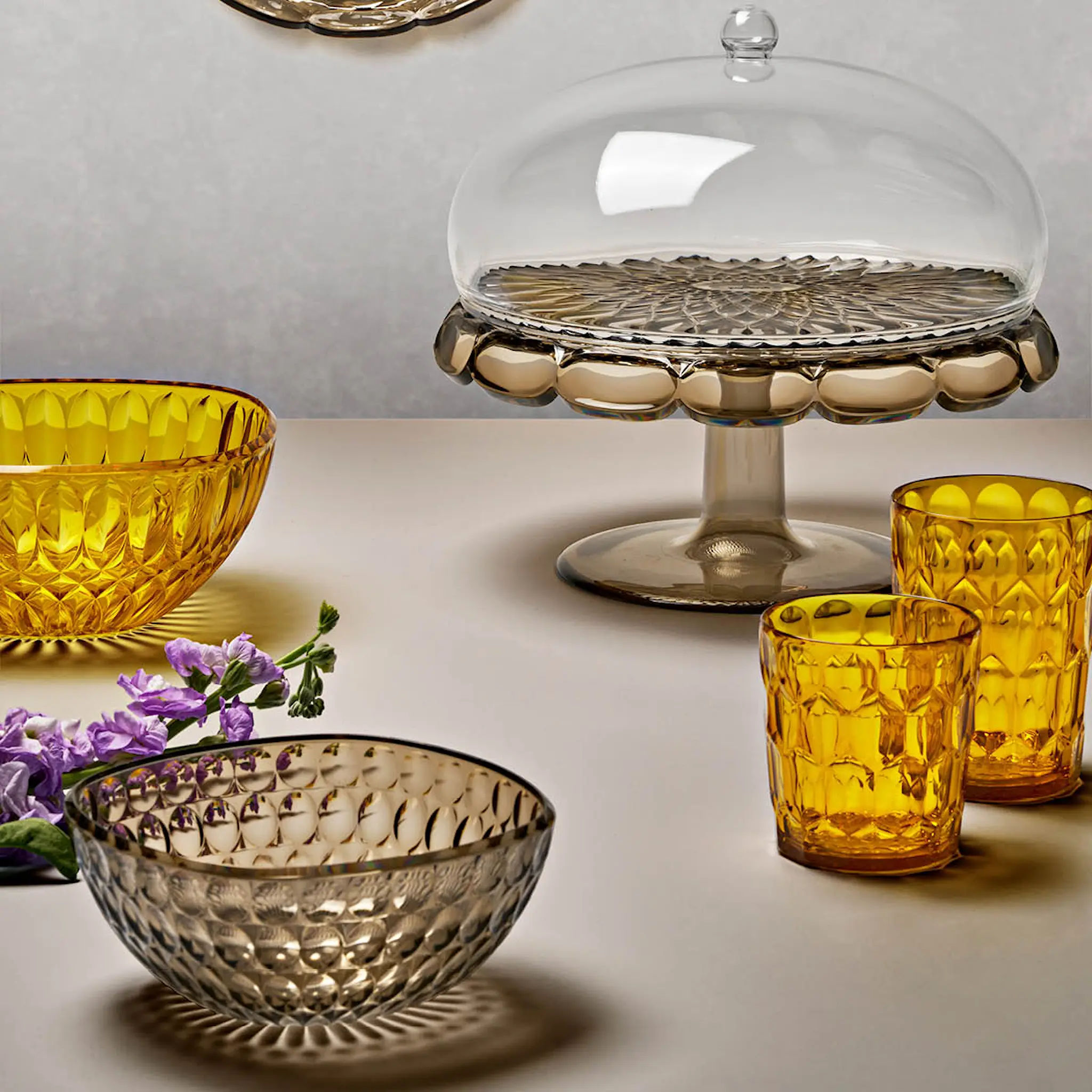 Guzzini Vanity skål 0,9 L 16 cm bioplast Smoke