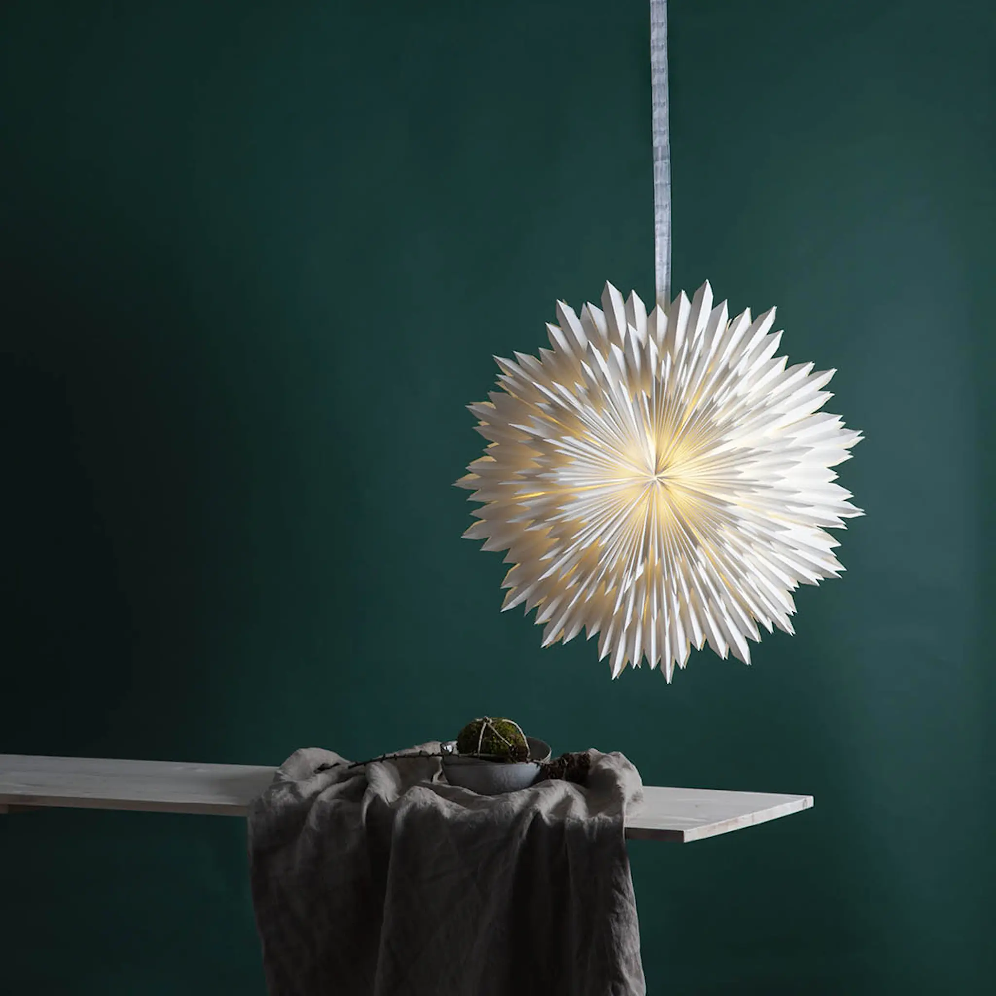 Star Trading Ice Valotähti 70 cm Valkoinen