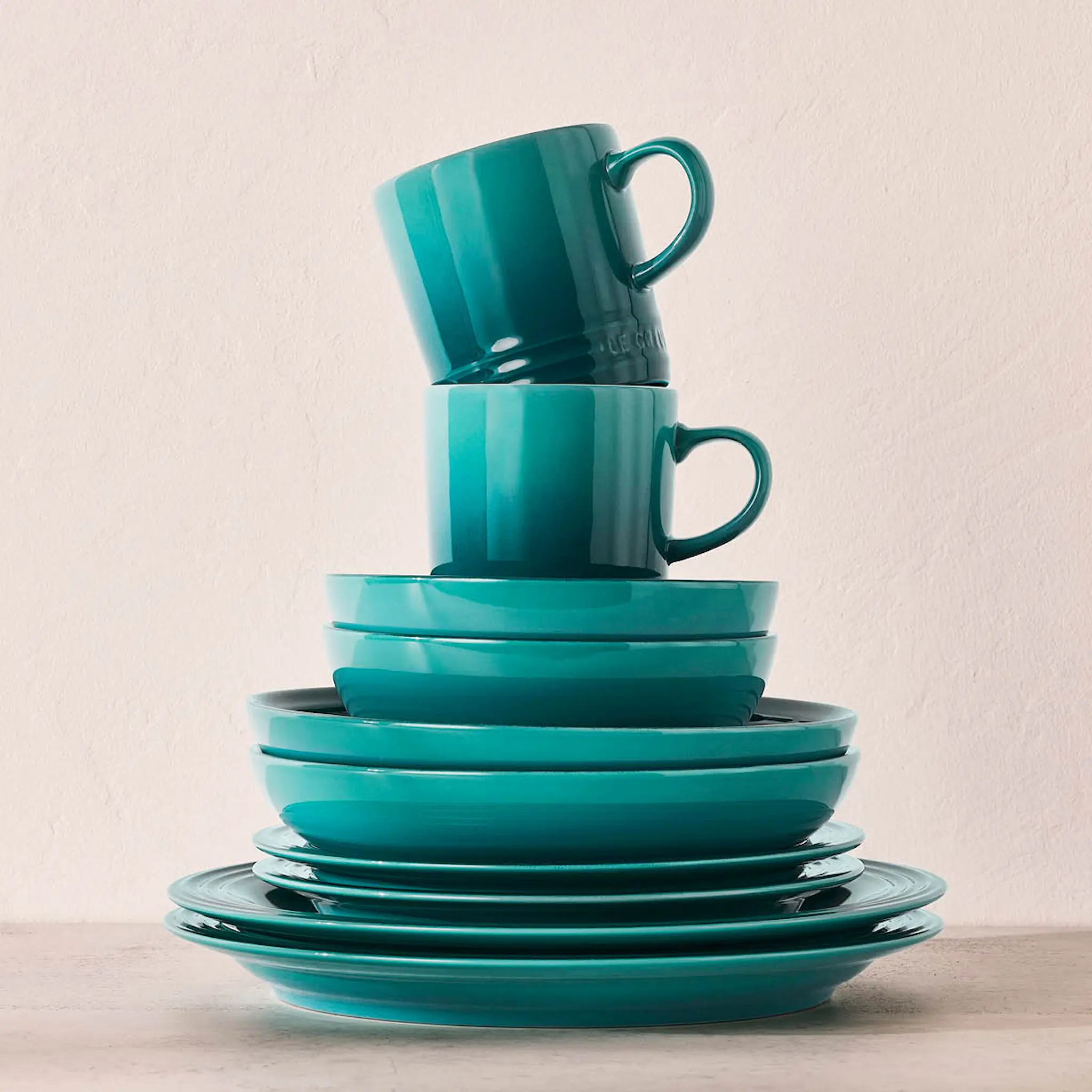 Le Creuset Signature tallrik 27 cm Bleu Riviera