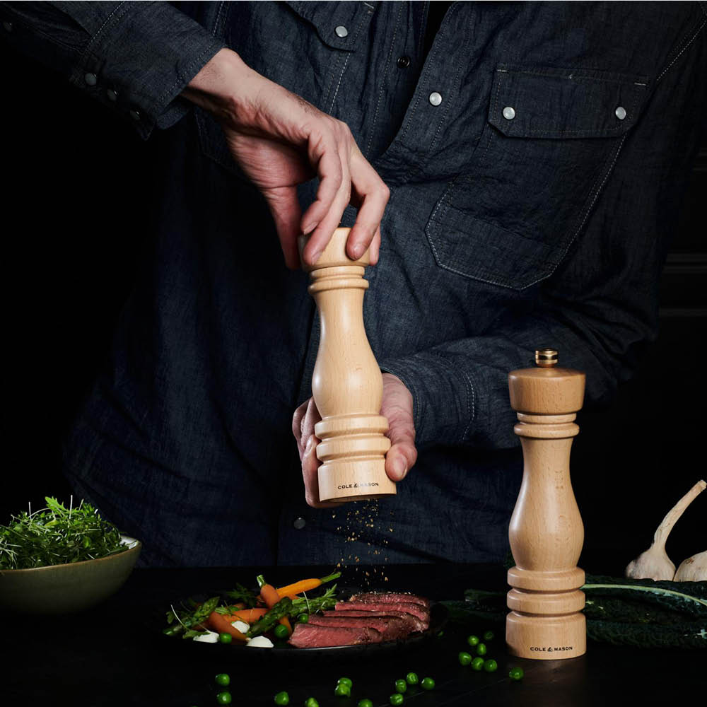 Cole & Mason London pepperkvern 22 cm bøk