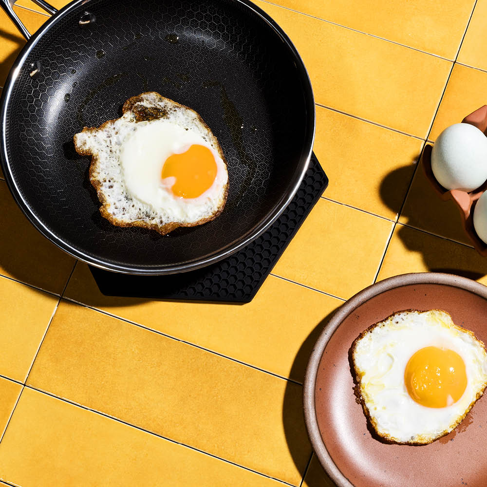 Hexclad Hybrid Stekpanna 20 cm Silver/Svart