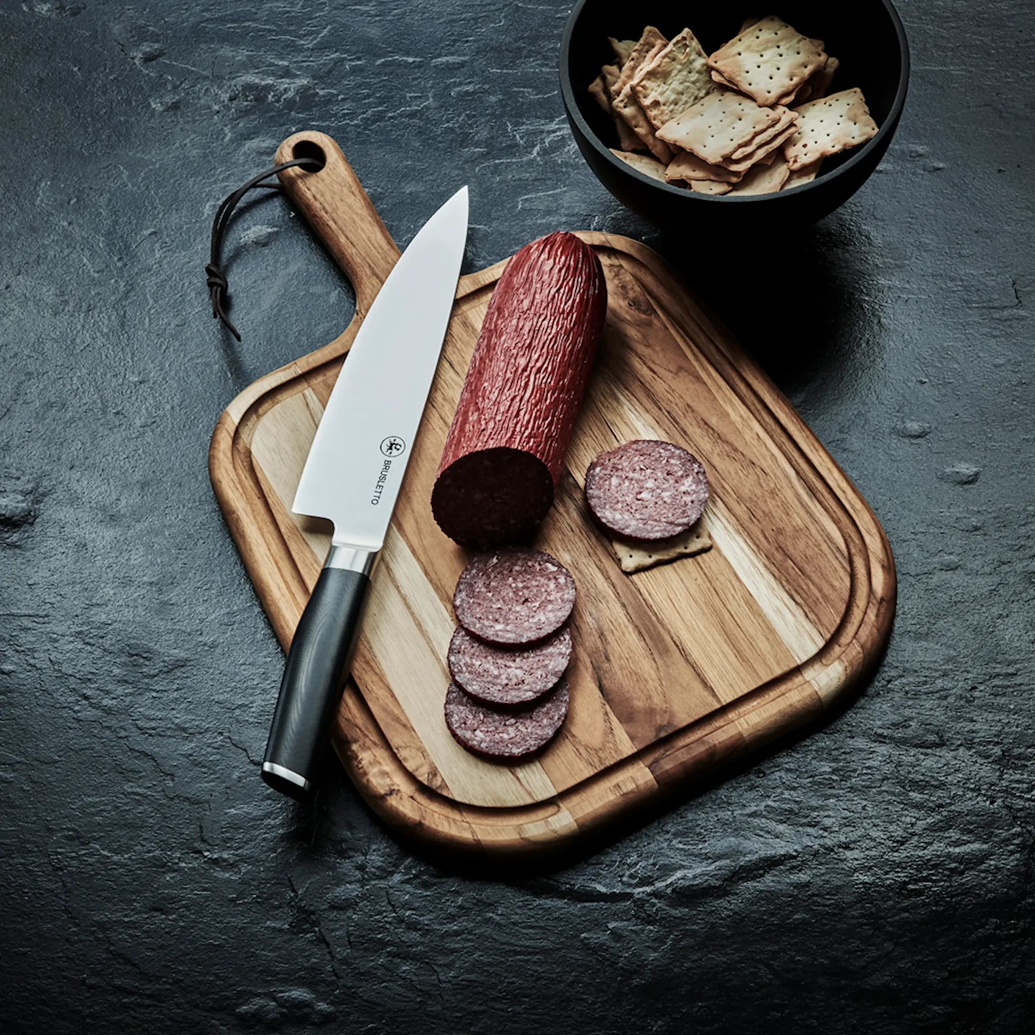 Tramontina Leikkuulauta 28x27 cm Tiikki