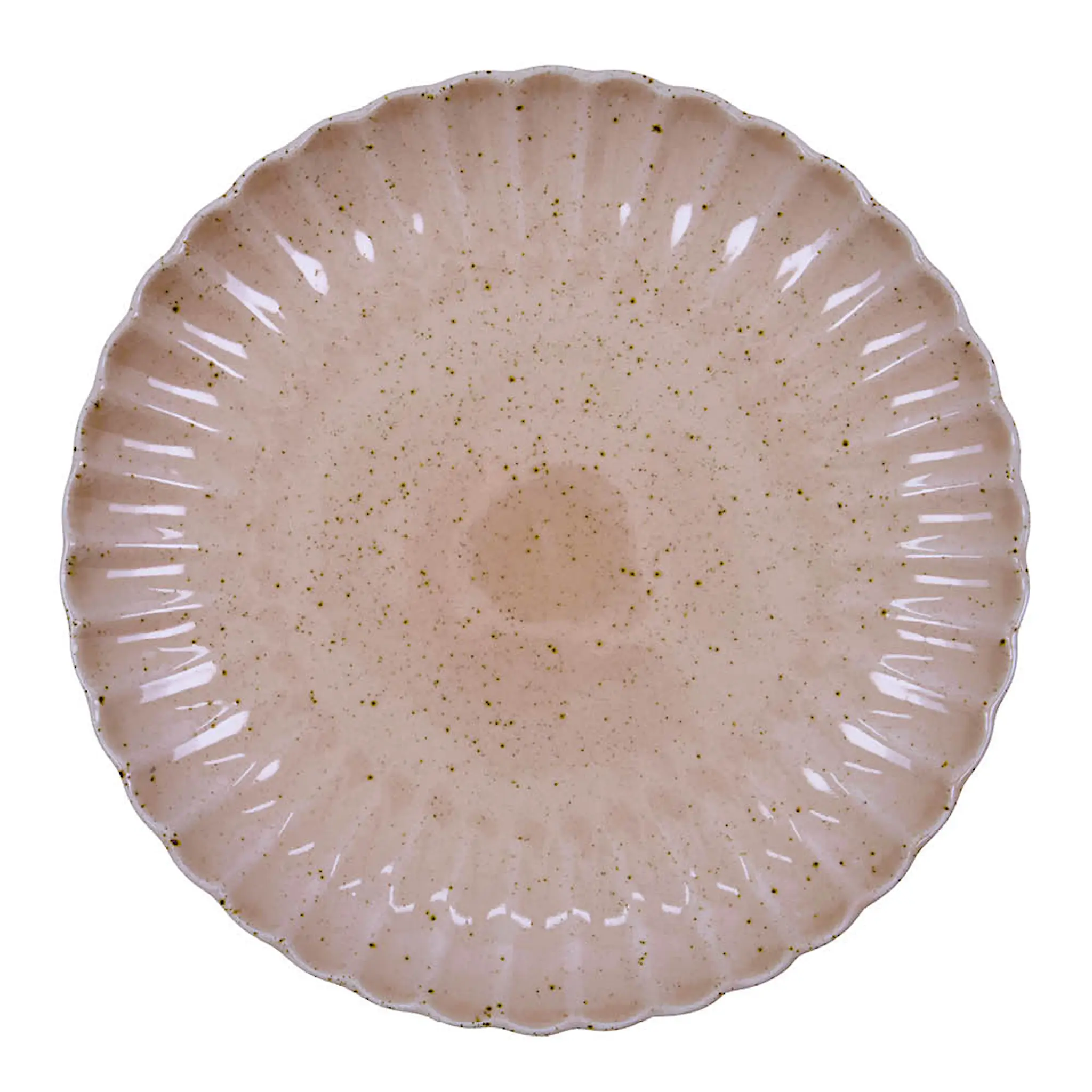 House Doctor Scallop lautanen 26 cm vaaleanpunainen