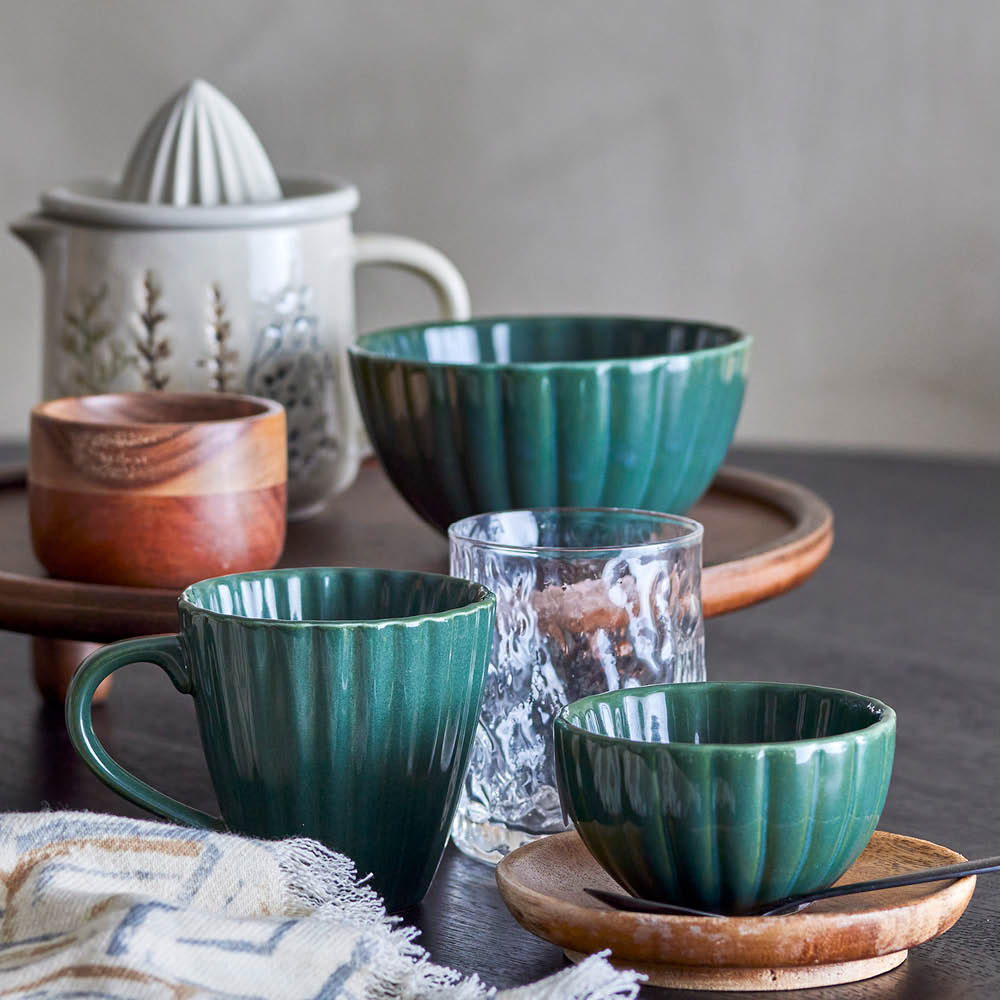 Bloomingville Latina Skål 9 cm Mörkgrön