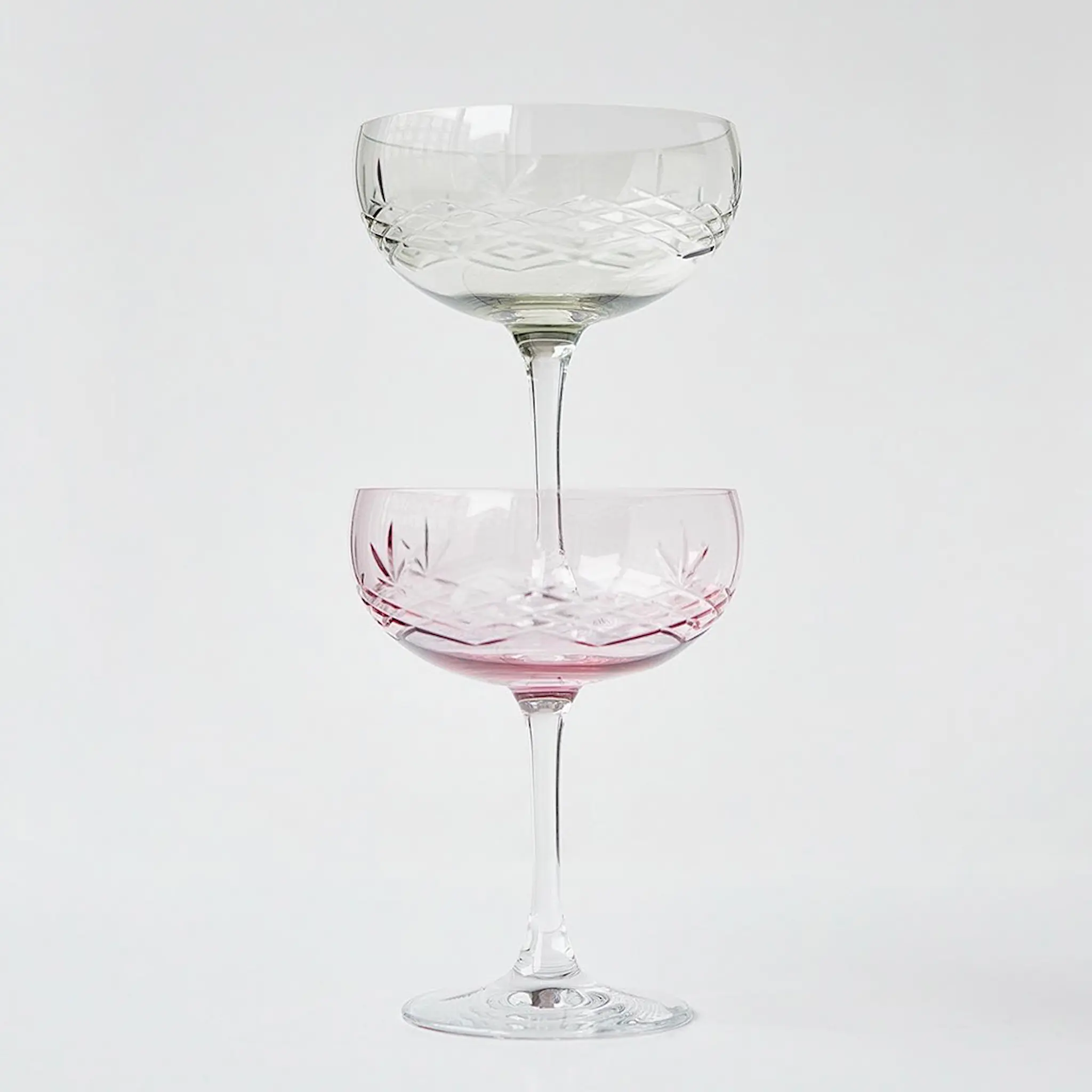 Frederik Bagger Crispy Gatsby champagneskål 30 cl 2 stk topaz hover