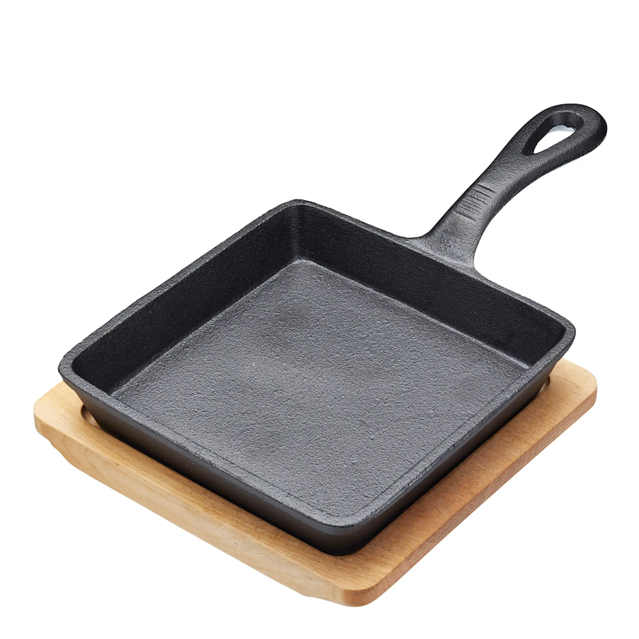 MasterClass Nelikulmainen Valurautapannu Mini alustalla