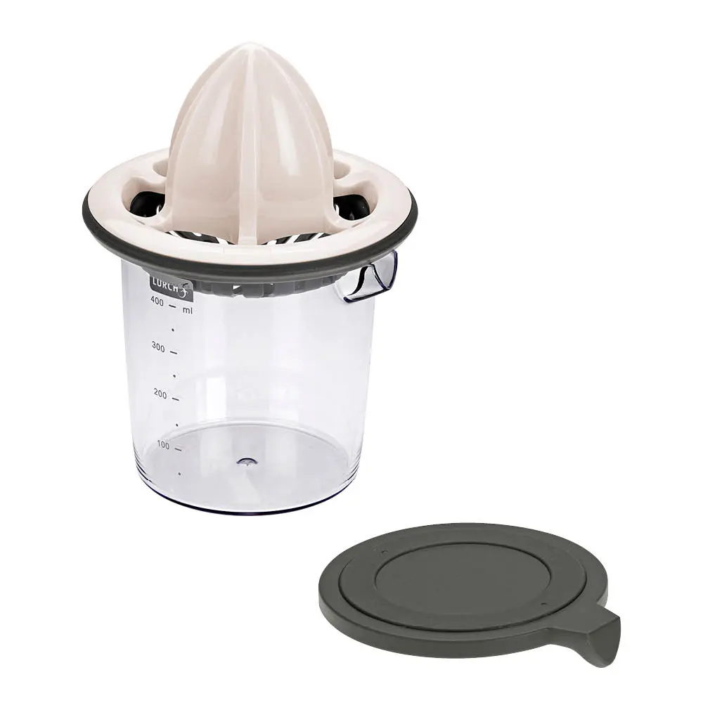 Sitruspresse m/beholder 400 ml hvit/grå/klar