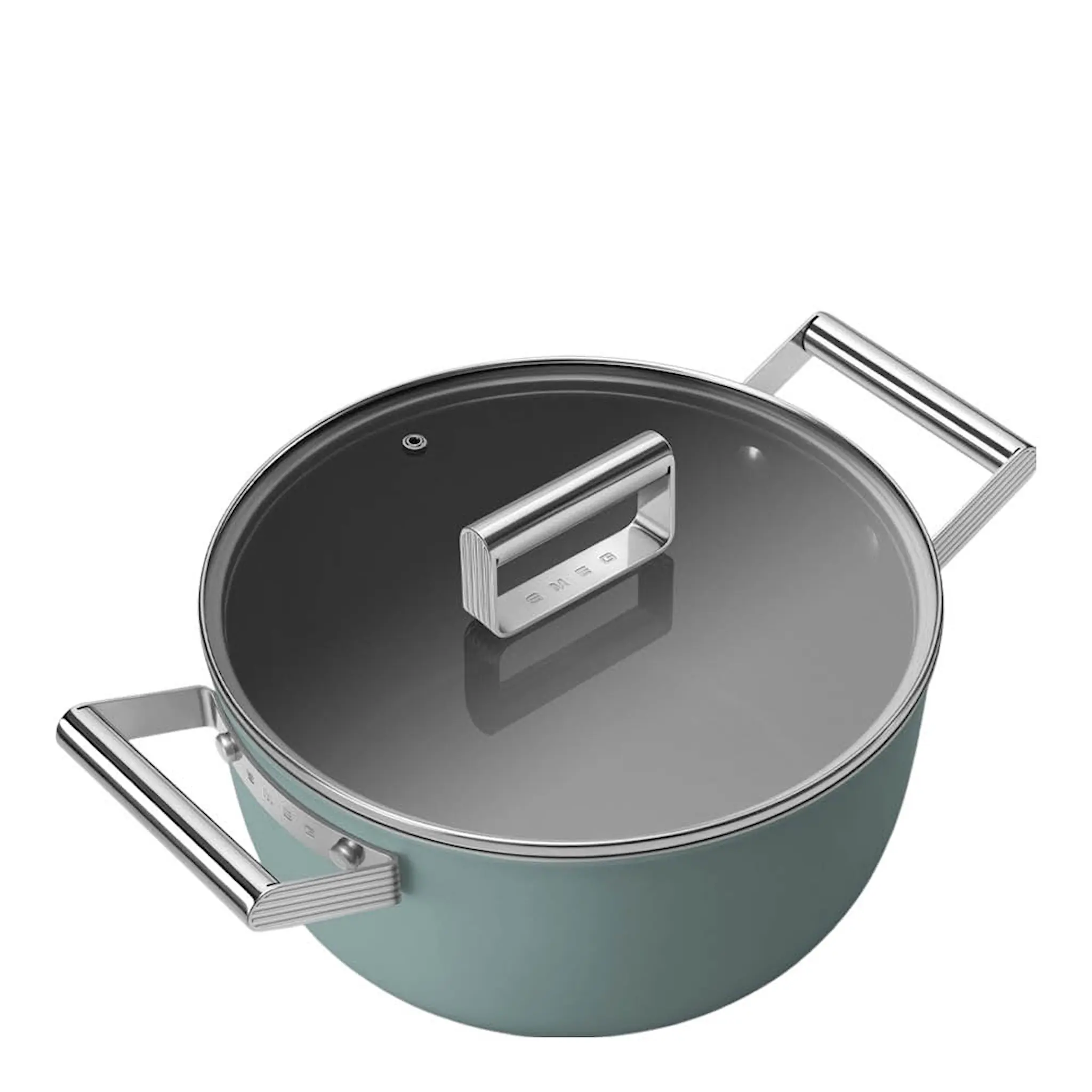 Smeg Smeg gryta 24 cm 5,4 L keramisk emerald green