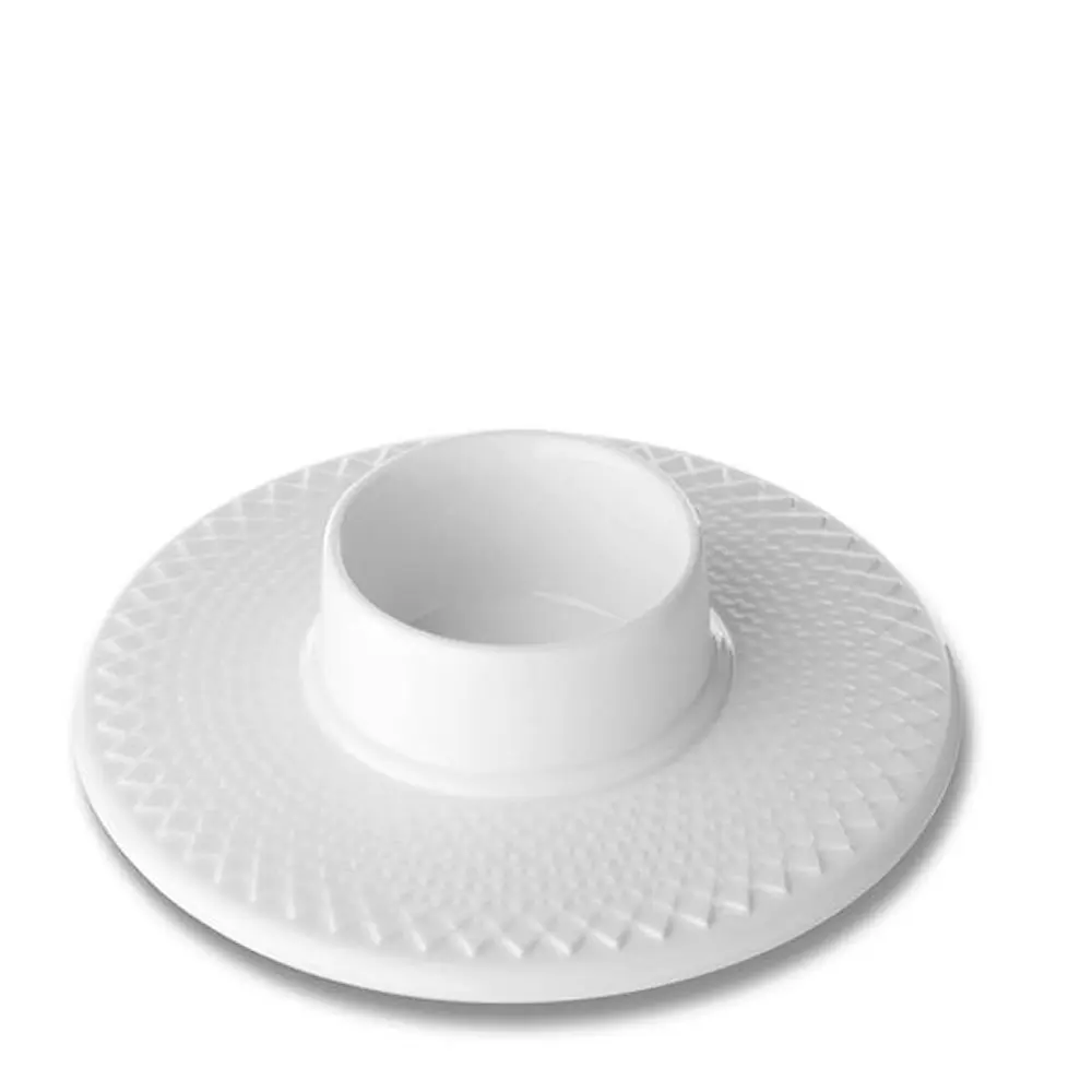 Rhombe Pöytäkynttilänjalka 14,5 cm Valkoinen