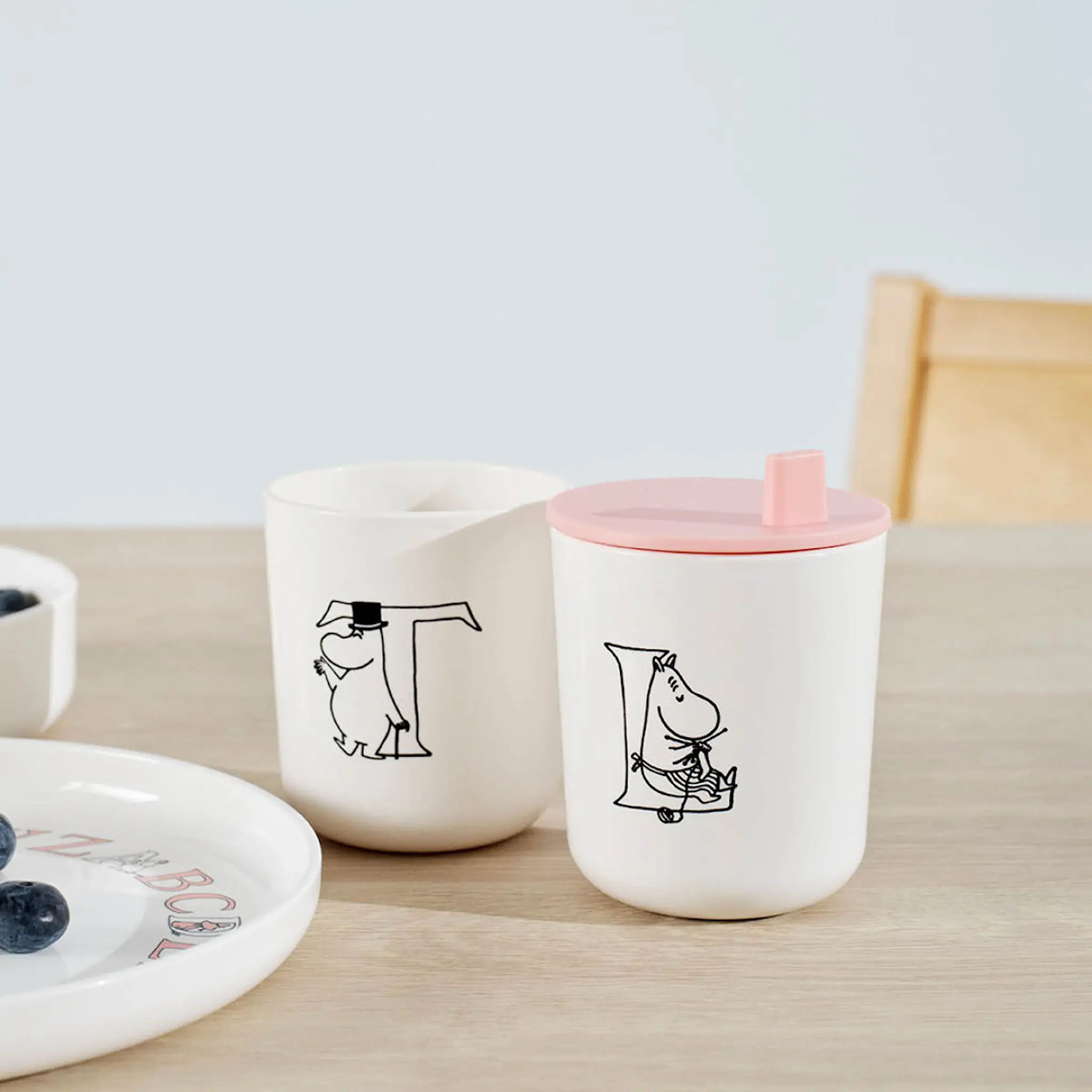 RIG-TIG Moomin ABC Mugg 20 cl L Vit