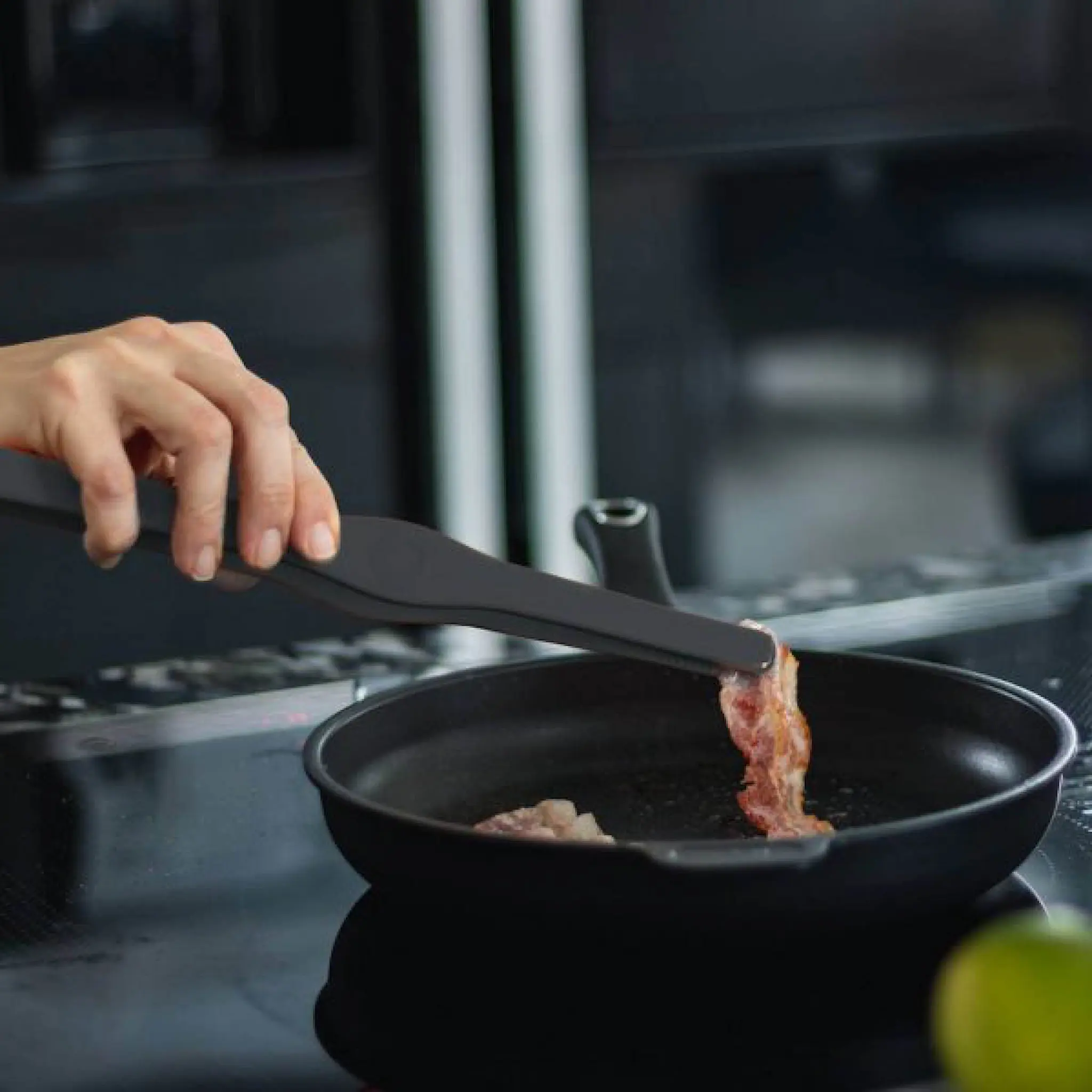 Kochblume Matpincett 31 cm antracitgrå