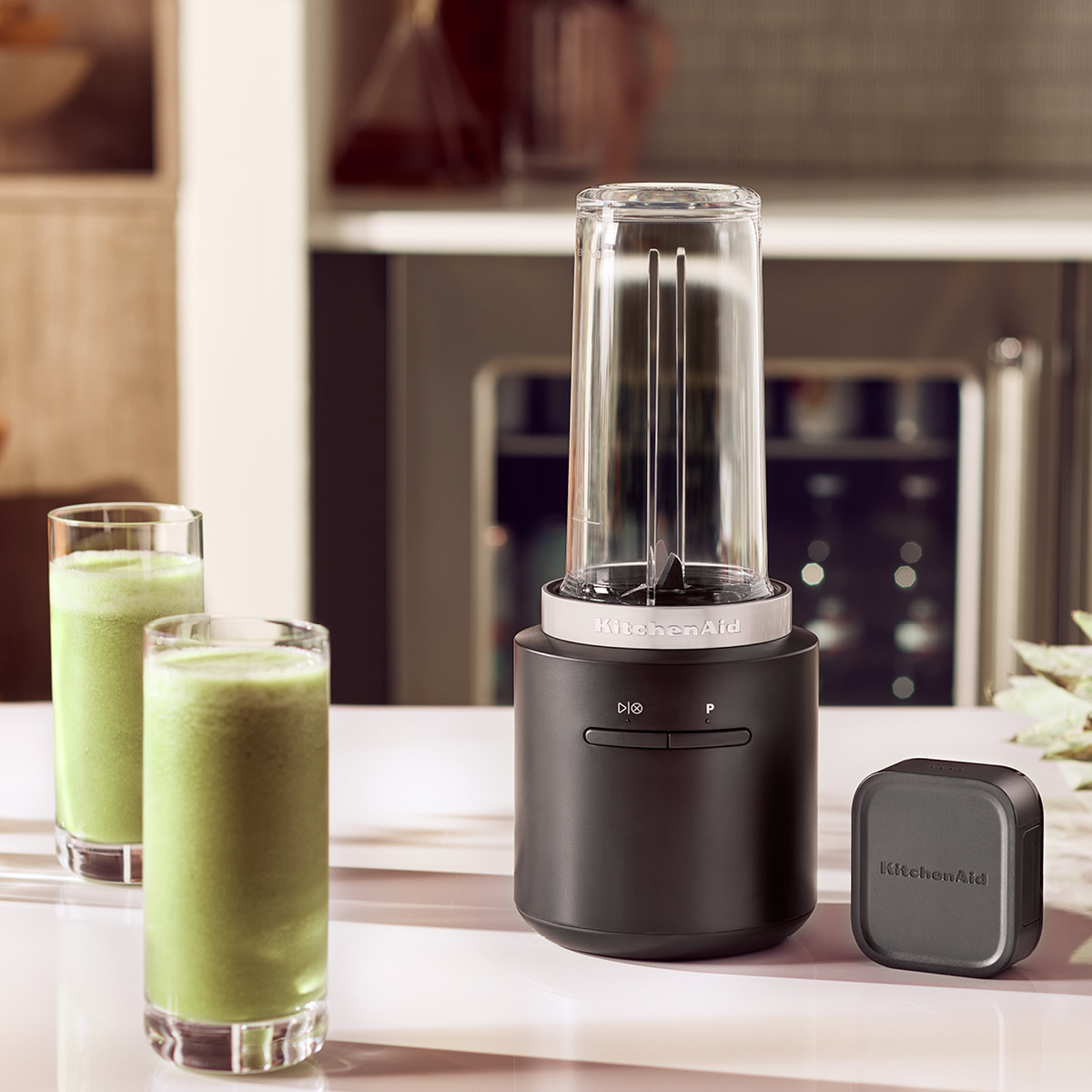 KitchenAid Go Cordless blender 5KSBR256BM m/ batteri matt svart