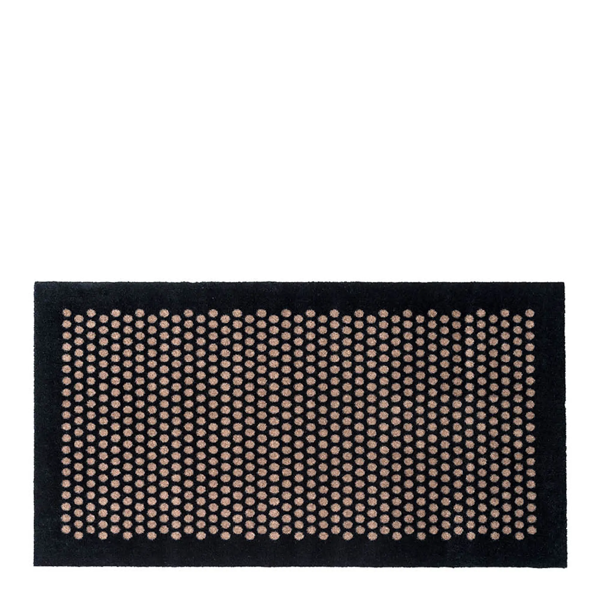 Tica Copenhagen Dot golvmatta 120x67 cm svart/sand