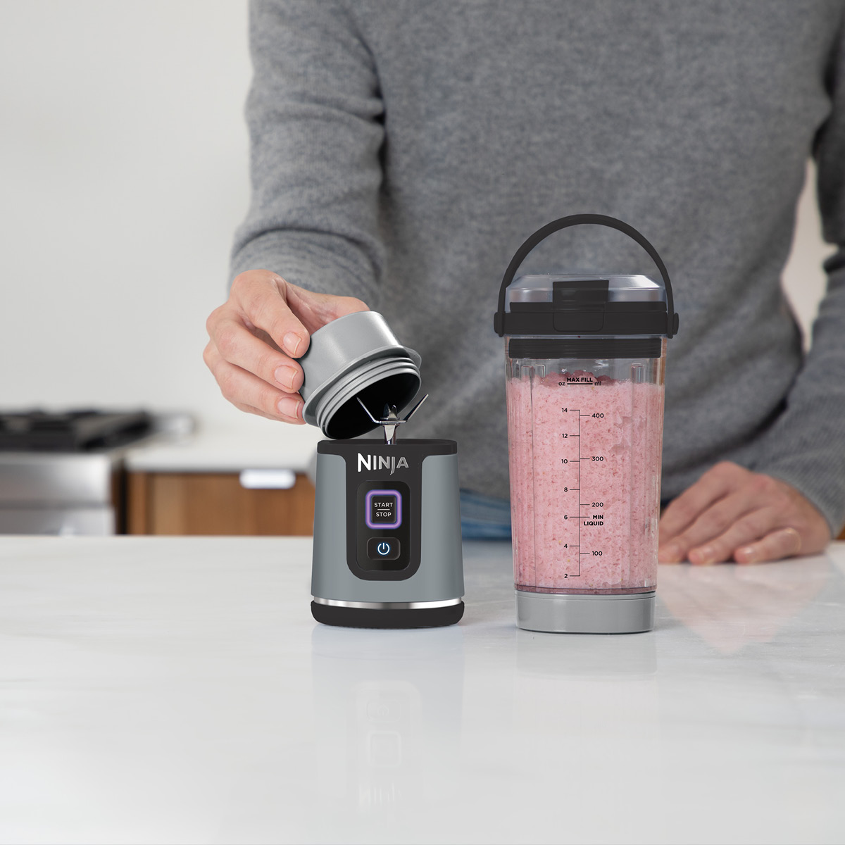 Ninja Blast to-go sladdlös blender 0,5 L svart