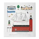 Stockholm City Disktrasa 20x18 cm Multi