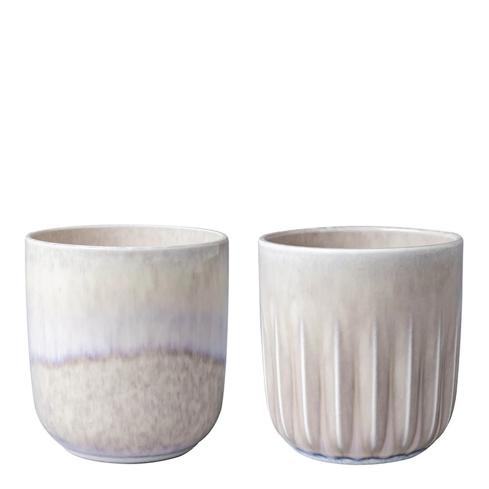 Villeroy & Boch Perlemor sand mugg utan öra 2-pack