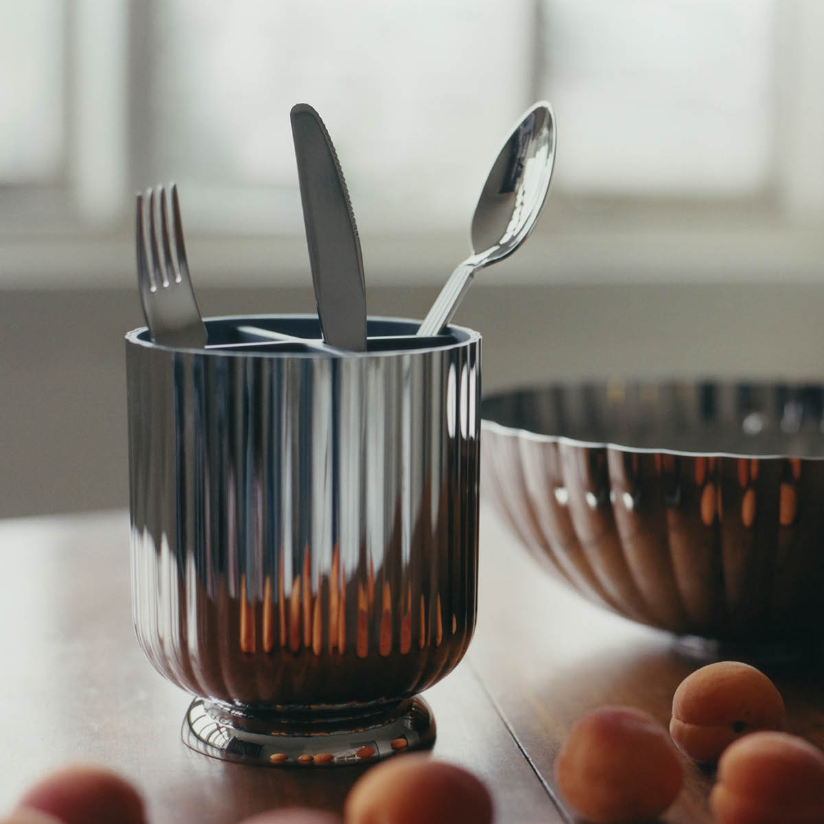 Georg Jensen Bernadotte aterinteline 13x15 cm teräs