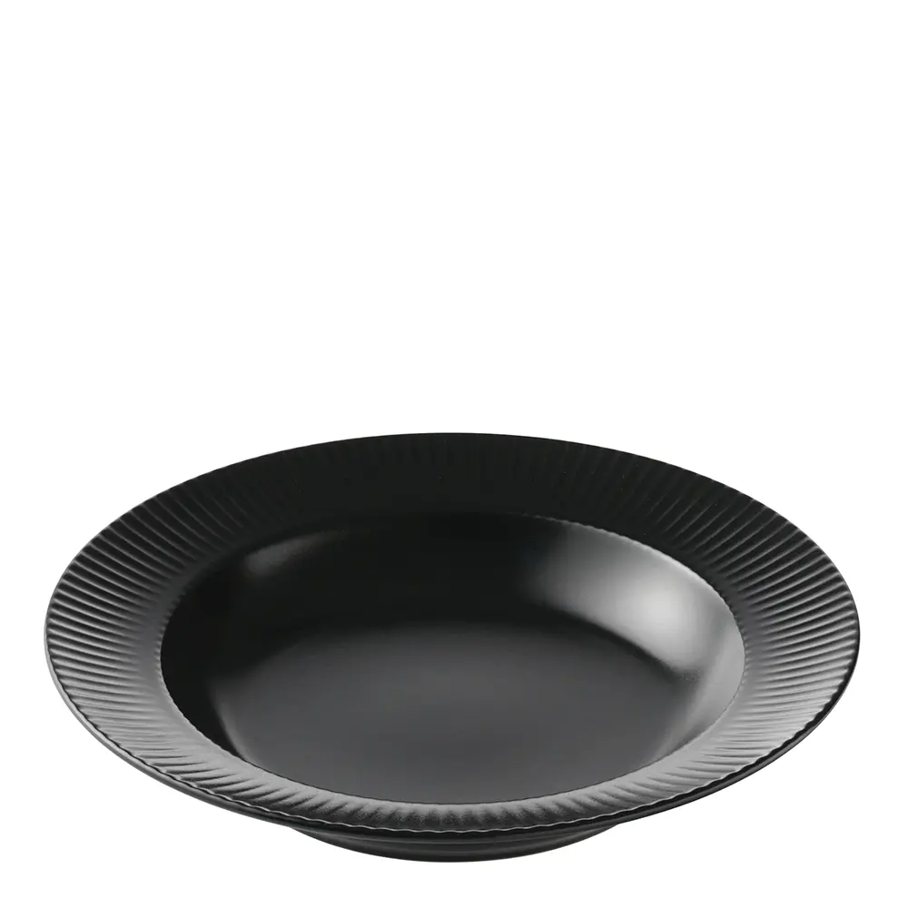 Groovy Keittolautanen 23 cm Musta