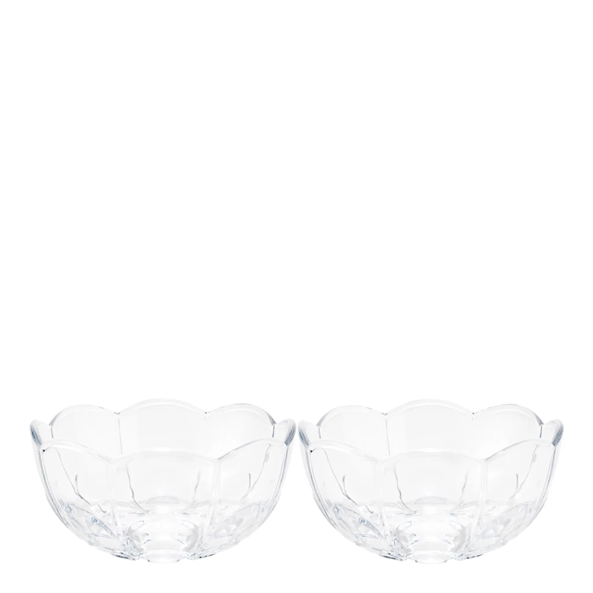 Holmegaard Lily Skål 13 cm 2-pack Klar