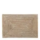 Norah bordstablett flätad 45x30 cm natur