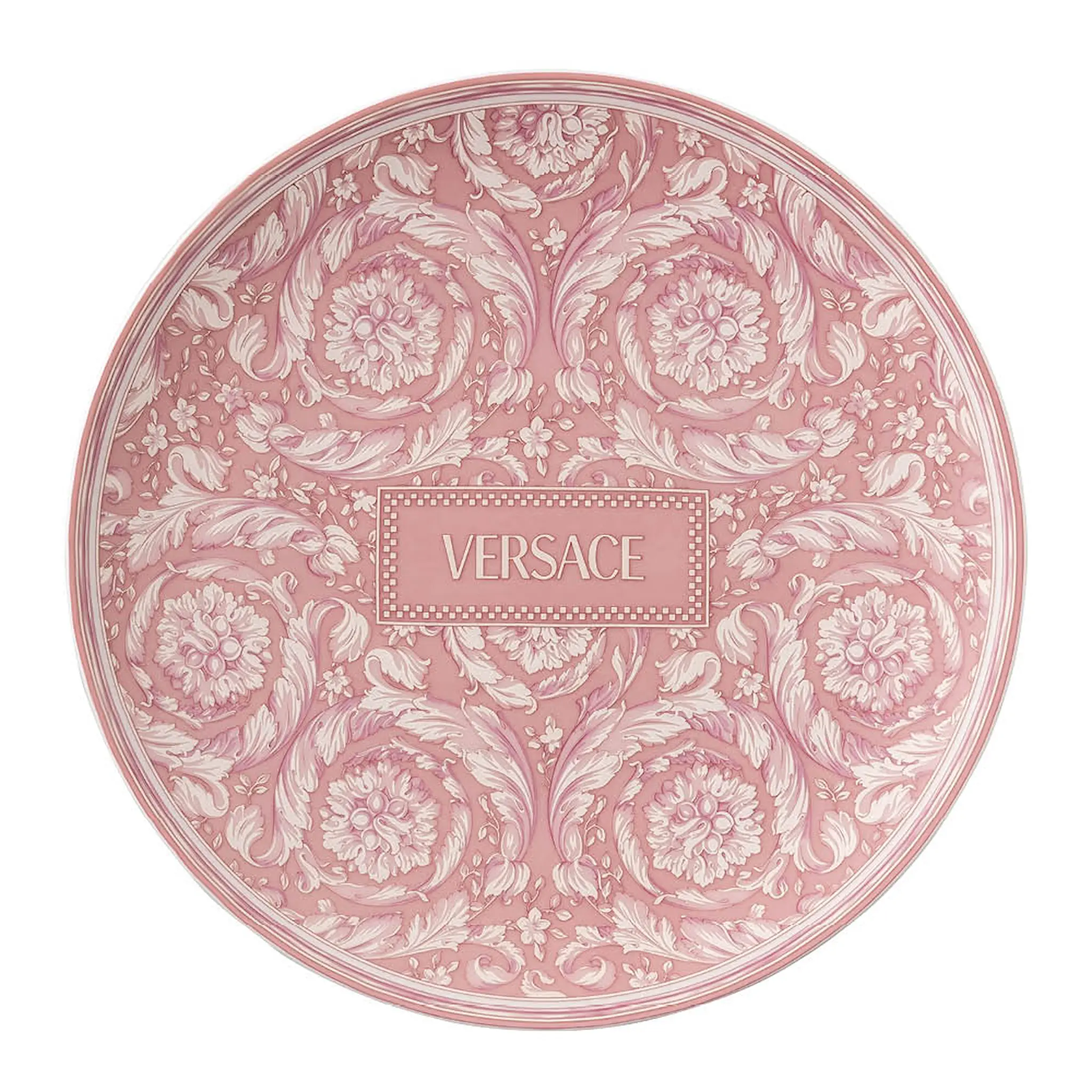 Versace Barocco lautanen 17 cm rose