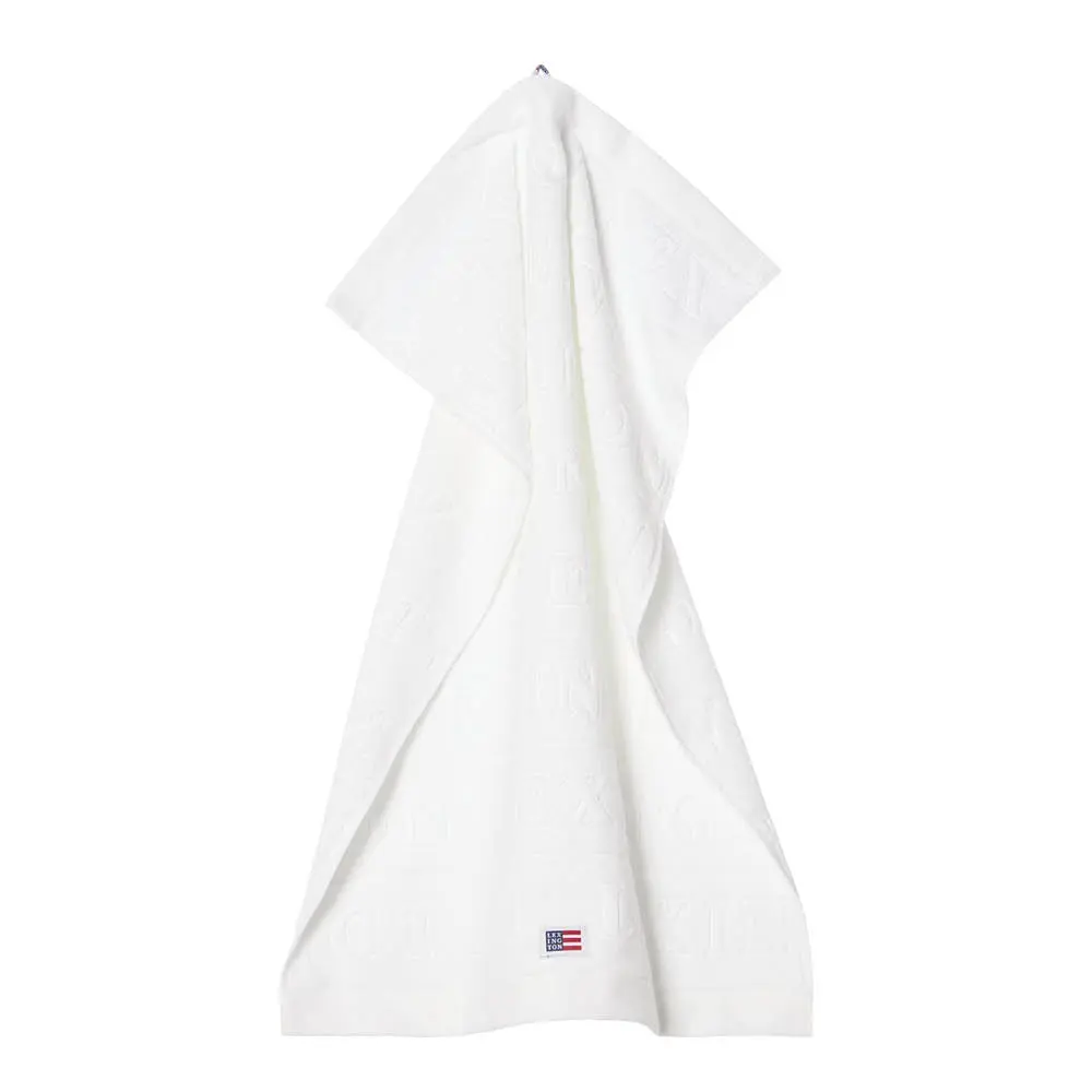 Håndkle velour jacquard 50x70 cm hvit