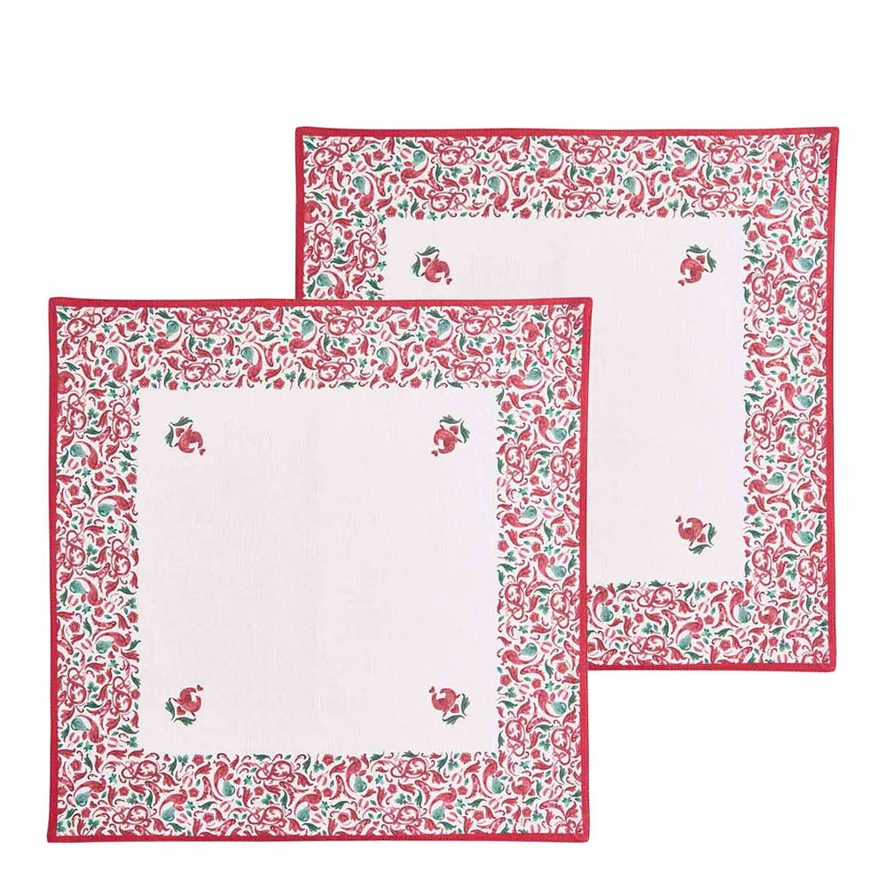 Spode Christmas Tree Yuletide tygservett 2-pack