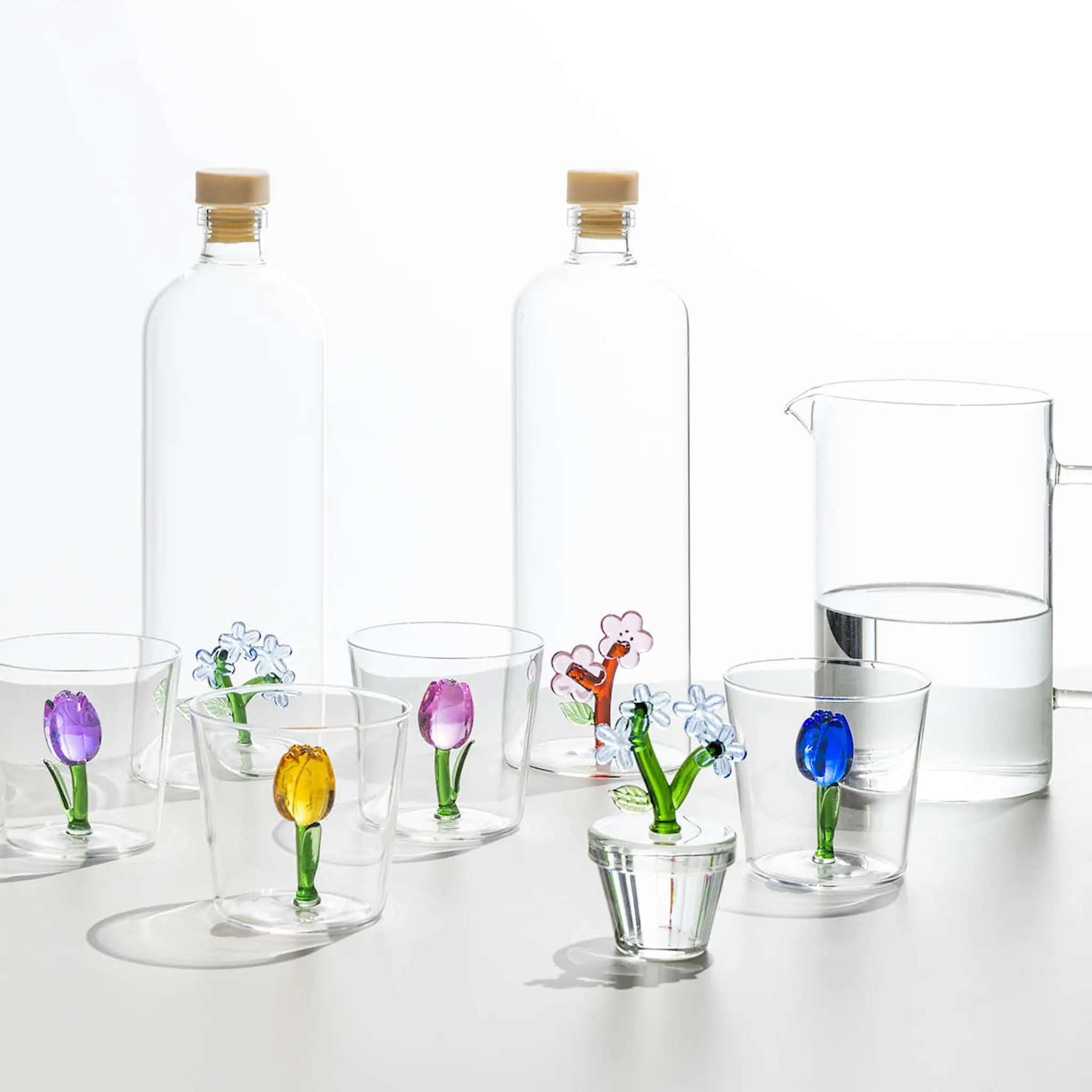 Ichendorf Milano Botanica vannglass 35 cl tulipan blå