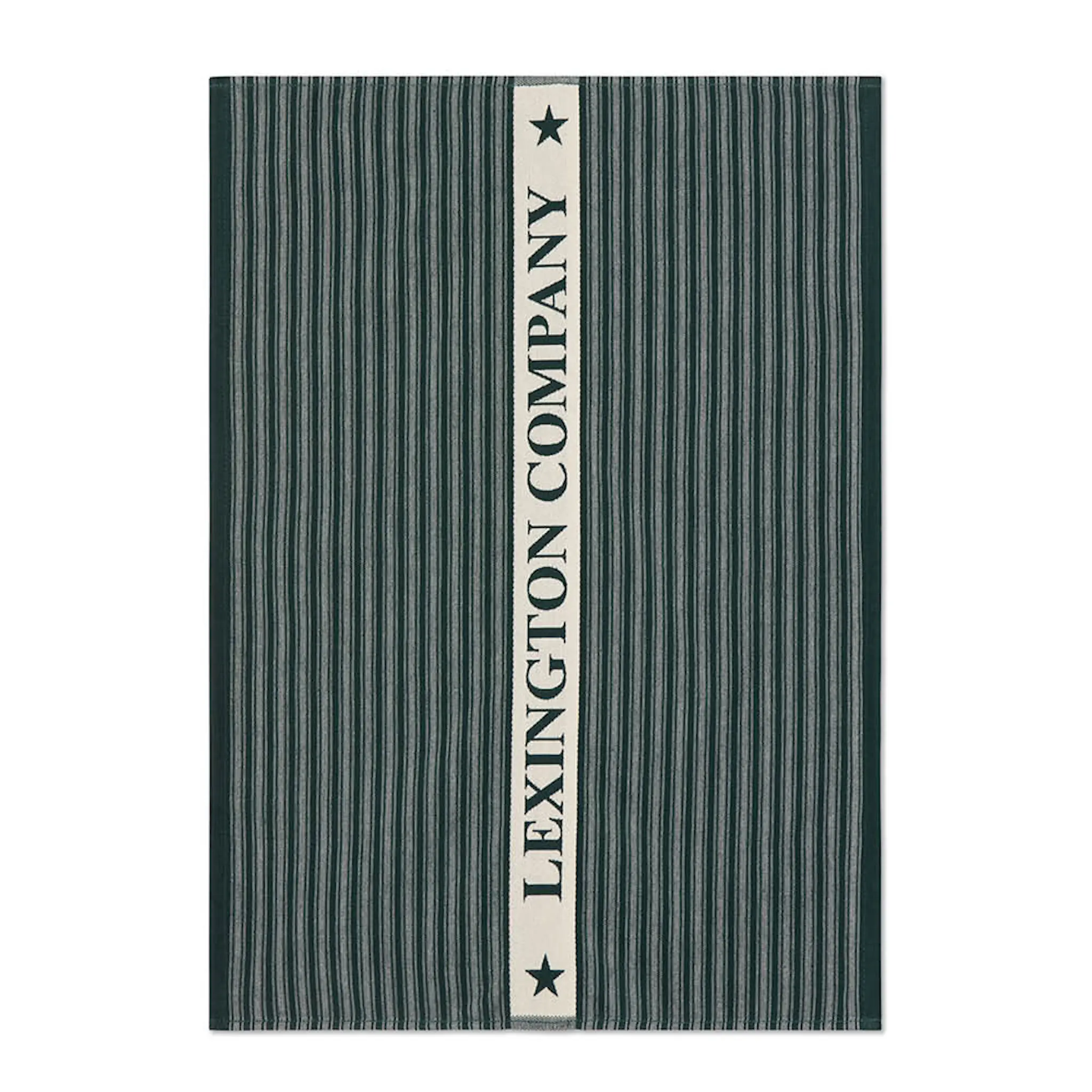 Lexington Kökshandduk frotté 50x70 cm grön/ljusbeige